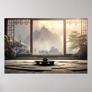 Zen Garden Tranquil Peaceful Nature  Poster