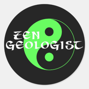 Zen Geologist Sticker