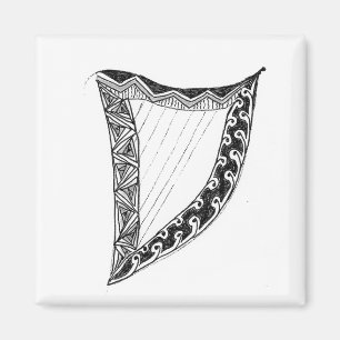 Zen harp magnet