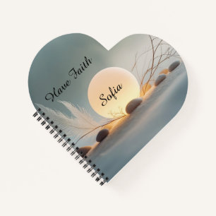 Zen Heart Journal: Full Wrap Healing Stationery Notebook