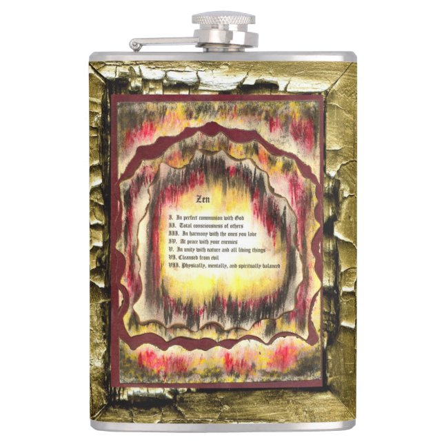 Zen Hip Flask (Front)