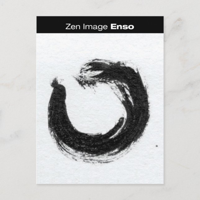 Zen Image: Enso Postcard (Front)