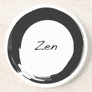 Zen in Enso Circle Coaster