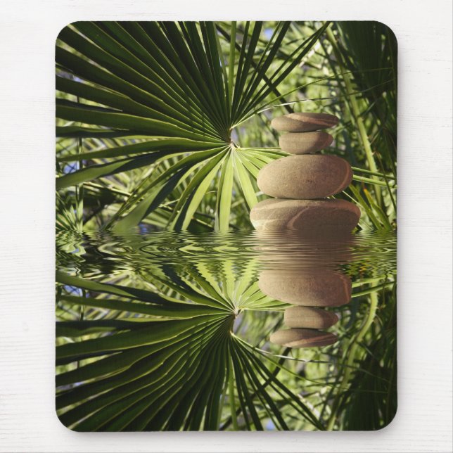 Zen in forest mouse mat (Front)