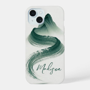 Zen Ink Wash Mountain iPhone Case