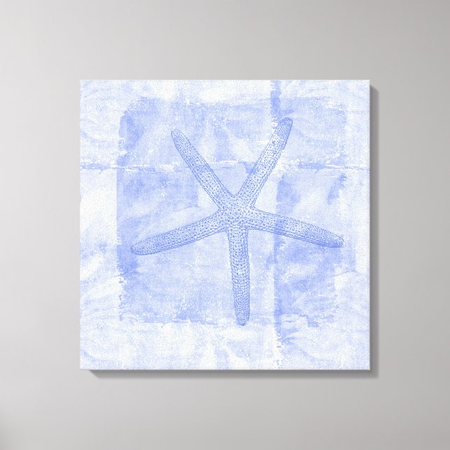 Zen Inspired Beach Theme Starfish Canvas Print (Front)