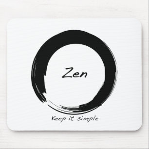 Zen: Keep it simple Mouse Mat