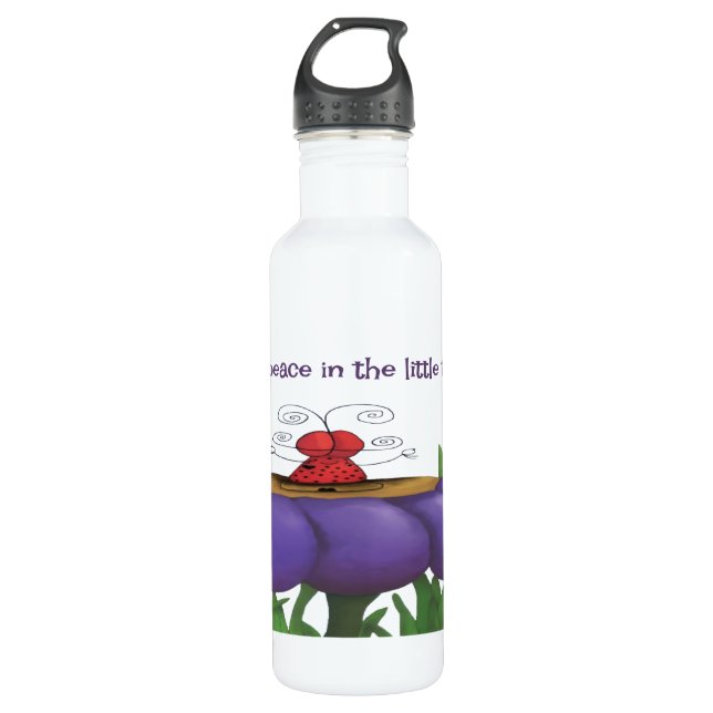 Zen Ladybug 710 Ml Water Bottle (Front)
