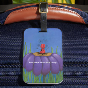 Zen Ladybug Luggage Tag