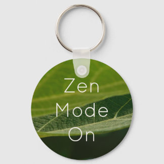 Zen Leaf Keychain – “Zen Mode”
