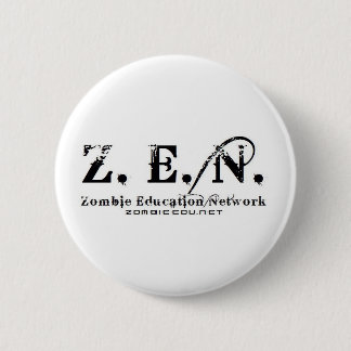 zen logo 6 cm round badge