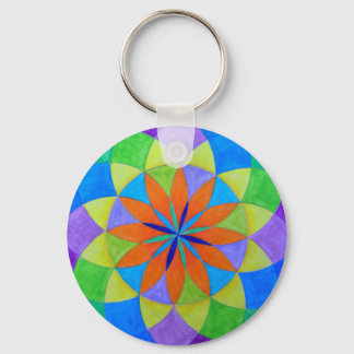 Zen Mandala Key Ring