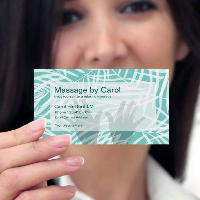 Zen Massage Theme Business Card (Creator Uploaded)