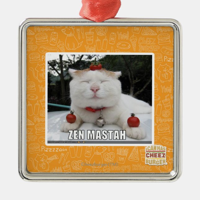 Zen Mastah Metal Tree Decoration (Front)