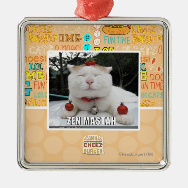 Zen Mastah Metal Tree Decoration (Front)