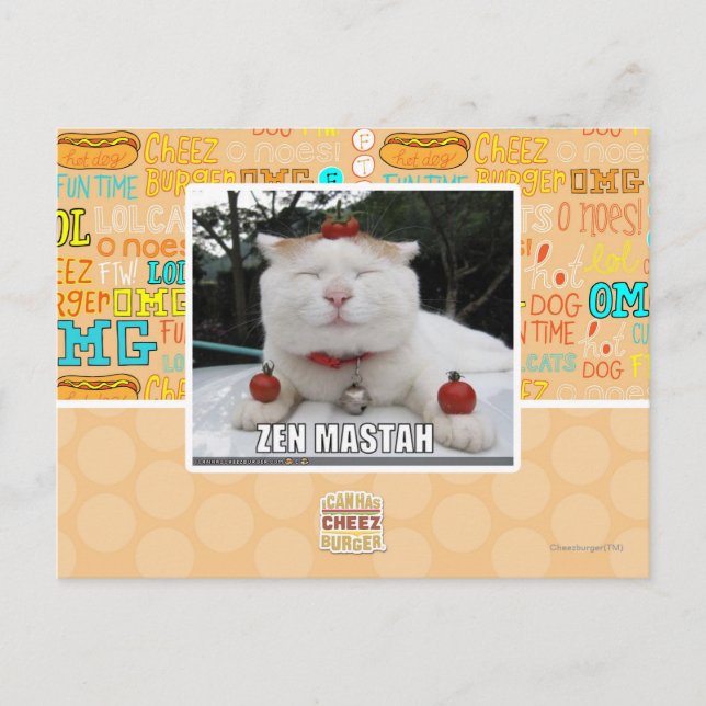 Zen Mastah Postcard (Front)