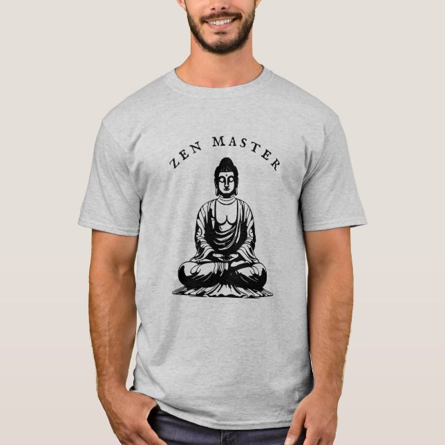 Zen Master - Buddha meditation T-Shirt (Front)
