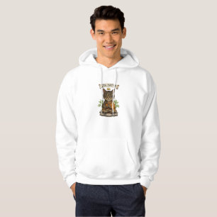 Zen Master Cat Funny Chill Gray Tabby Cat Gift  Hoodie