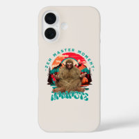 Zen Master Moment Bigfoot Meditation Retro Art