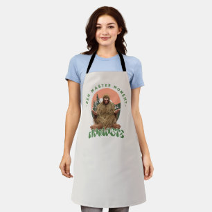 Zen Master Moment Namaste - Bigfoot Maditation Apron