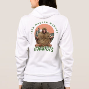 Zen Master Moment Namaste - Bigfoot Maditation Hoodie