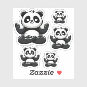 Zen Meditating Panda - Cute Animal Meditation Pose