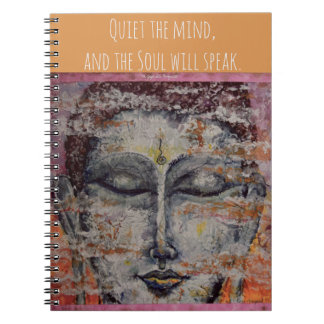 Zen Meditation Buddha Art Spiral Notebook