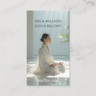 Zen Meditation Business Card