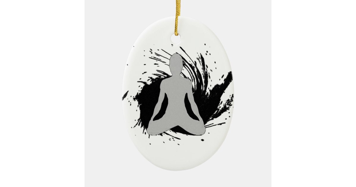 Zen Meditation Ornament Zazzle.co.uk