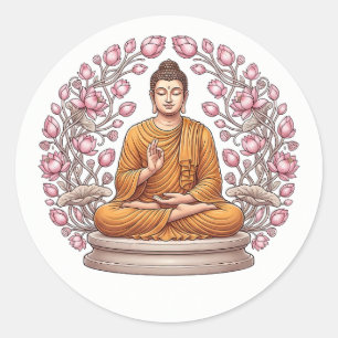 Zen Meditation Soul Art Decorative Sticker