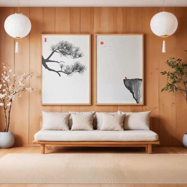 Zen Minimalist Wall Art Set - Nature Ink Decor Com (Creator Uploaded)