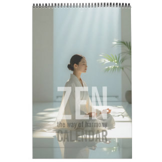 Zen Minimalist Wall Calendar
