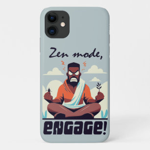 Zen Mode, Engage! ⚡ Adulting is a Glitch iPhone 11 Case