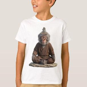 Zen Monkey's Butterfly Distraction: A Lesson T-Shirt