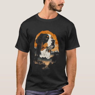 Zen Nature Peace Bernese Mountain Dog T-Shirt