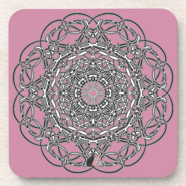 Zen Octa Glyph Dawn Coaster (Front)