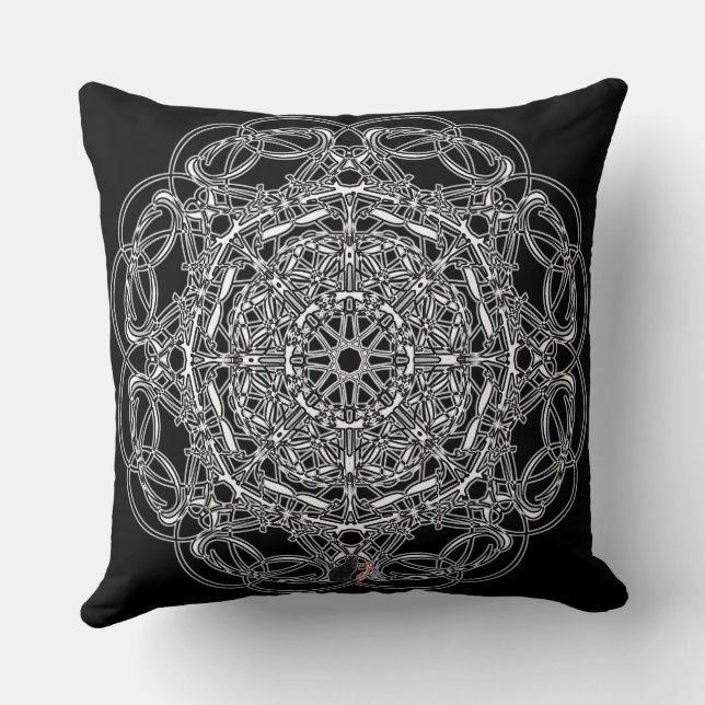 Zen Octa Glyph Pillow (Back)