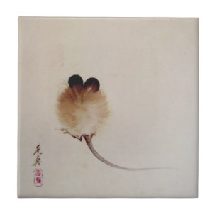 Zen painting mouse tile