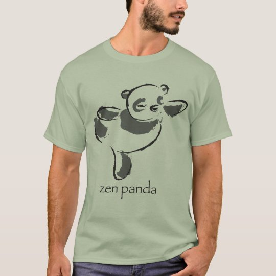 Zen Panda - Grey T-Shirt