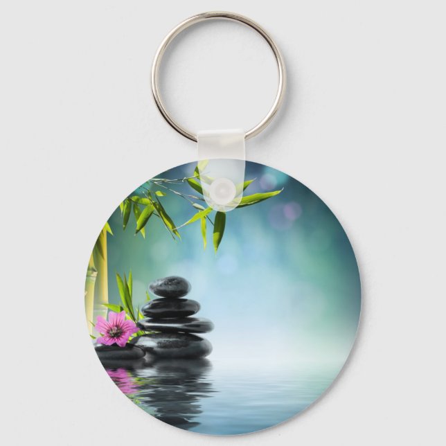 zen paradise aka Bali last summer- 2012 II Key Ring (Front)