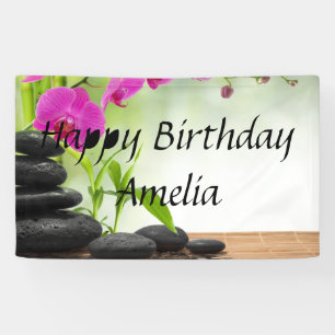 zen,peace,pink orchid,beautiful,spa,healing,yoga,c banner