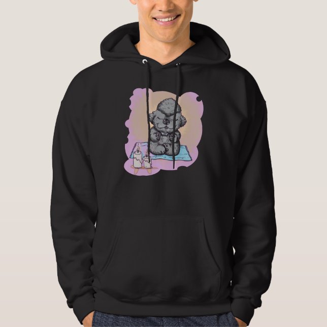 Zen Poodle Hoodie (Front)