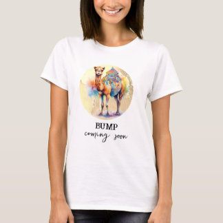 *~* Zen Pregnancy Announcement CAMEL SC5 T-Shirt