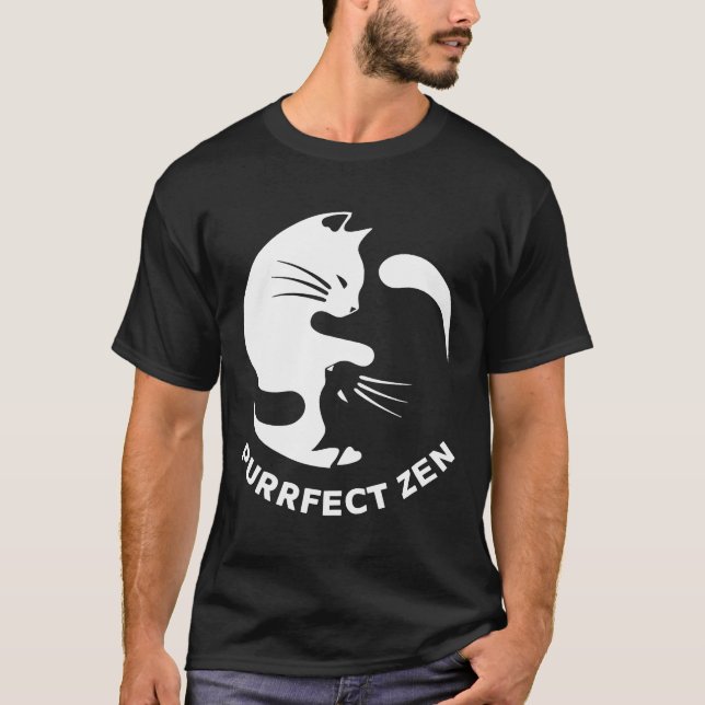 Zen Purrfect Zen Relaxed Fit T-Shirt (Front)