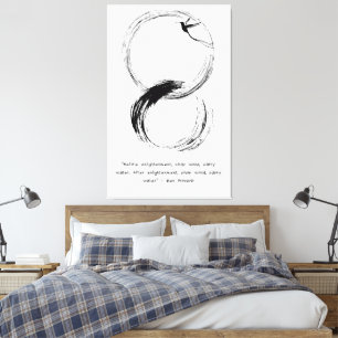 Zen Quote: Wisdom and Meditation Canvas Print