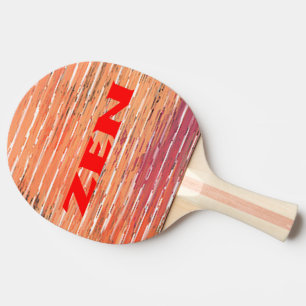 Zen red reeds ping pong paddle