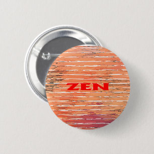 Zen red reeds standard round button