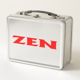Zen red stainless lunchbox