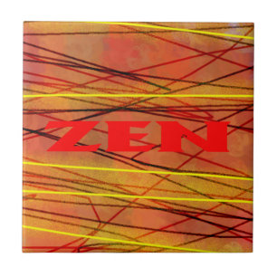 Zen red wire small tile