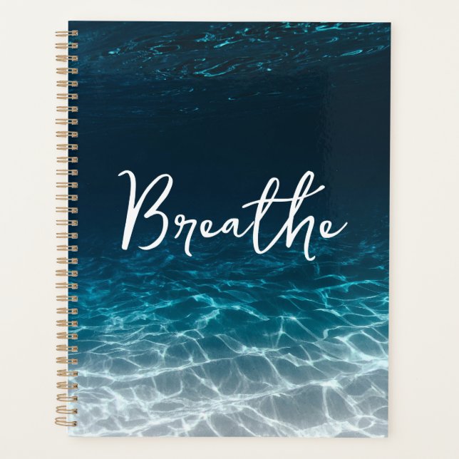 Zen Relaxing Art Ocean Underwater Planner (Front)